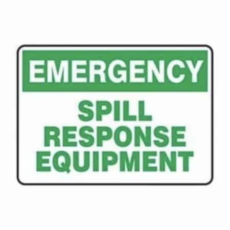 Accuform Exit Sign, Adhesive Dura-Poly, 14 in W, 10 in H MCHL907XV